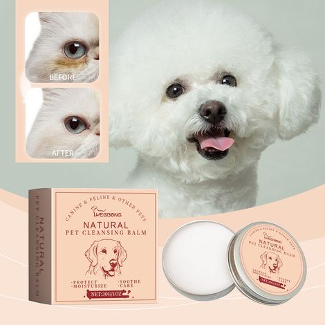 Nettoyant pour les yeux des animaux - Nettoyage doux pour les chats et les chiens - Soin des yeux - 30 g (1/5)
