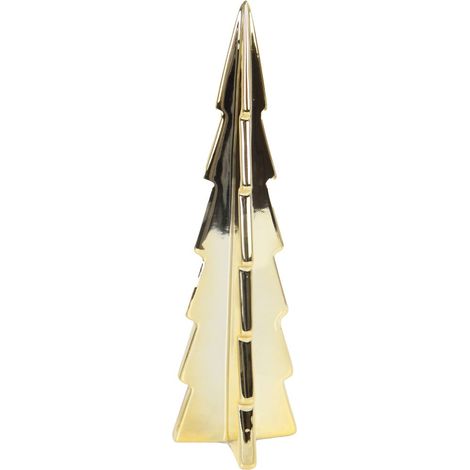 TrendLine Deko Keramik Baum 28 x 8 x 8 cm gold