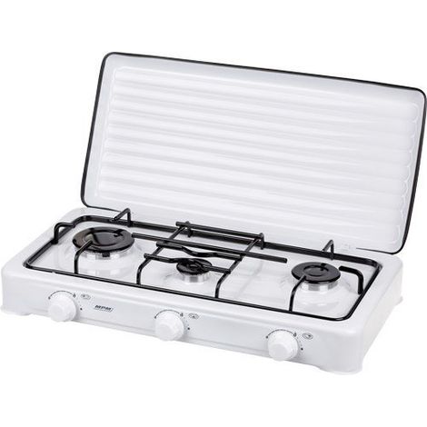 MPM KN-03/1K White Countertop 60 cm Gas 3 zone(s)