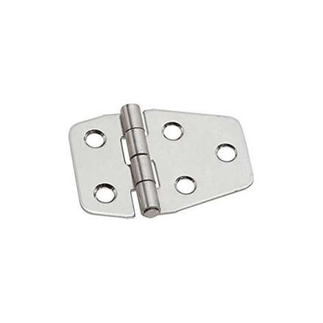 CERNIERE PER NAUTICA A BISCOTTO ASIMMETRICHE IN ACCIAIO INOX ART.852- - mm.40x55x1,5 - 24 pezzi ALDEGHI