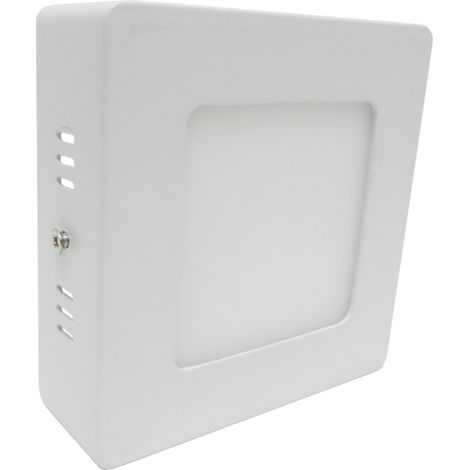 Plafonnier LED Carré 6W 220V - Blanc Chaud 2300K - 3500K - SILAMP