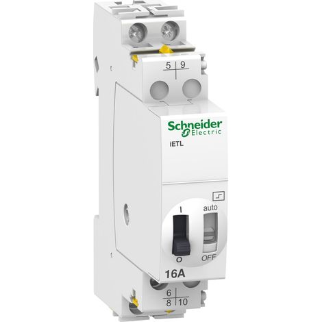 Acti9, iETL extension pour télérupteur 16A 1NO/NF+1NO 230..240VCA 110VCC 50-60Hz - A9C32816