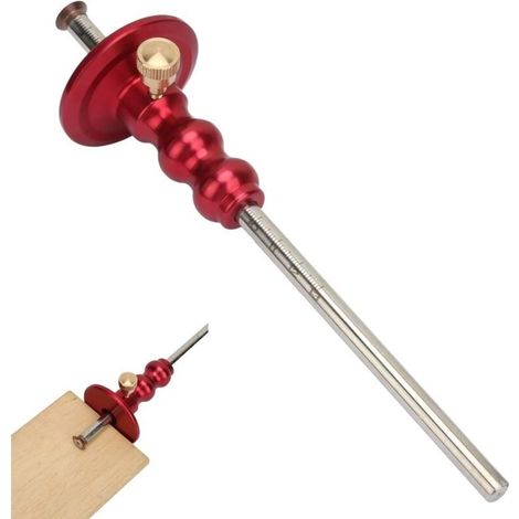 JSSEVN - Wheel-type marking gauge, mortising gauges with knurled knob (1/4)