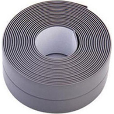 1 Bande d'étanchéité autocollante, PVC flexible 90°, imperméable, pour cuisine et salle de bain (1/5)