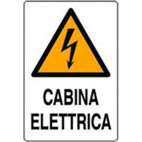 Cartello cabina elettrica cm 20X30 (1/2)