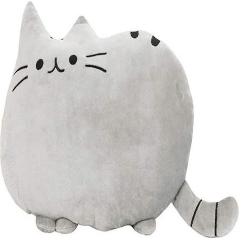 Plüschkissen mit Cartoon-Katze, dekoratives Tierkissen, Plüschtier, weiches und flauschiges Kissen, Plüschkissenbezug, Dekokissen für Sofa, Schlafzimmer oder Auto (1/5)