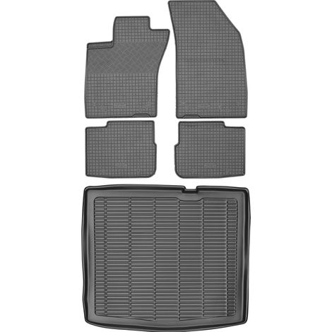 Set di tappetini in gomma per auto e tappetino per bagagliaio per Fiat Tipo Hatchback dal 2016
