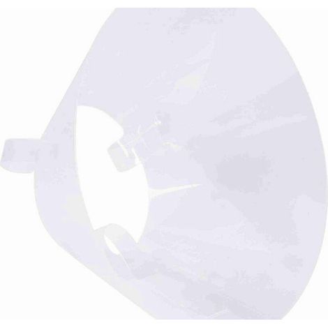 Collar veterinario para perros Trixie transparente talla L-XL