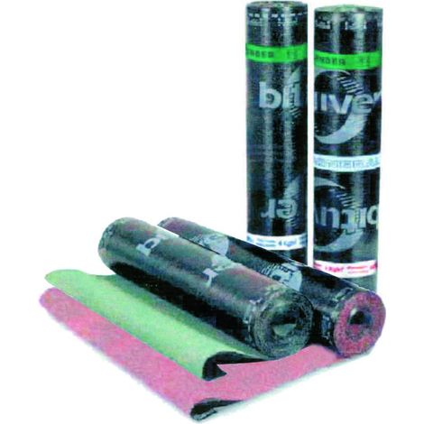 Guaina bituver xb-10 mineral poliestere- peso 4,5 Kg./mq  - XB-10 - Specifiche: Rosso - 10 mt