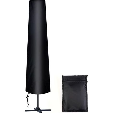 Housse Parasol Droit Ø 300 cm, 210D Oxford Housse de Protection pour Parasol avec Sac de Rangement, Résistant aux Intempéries, aux UV, à la Neige (1/3)