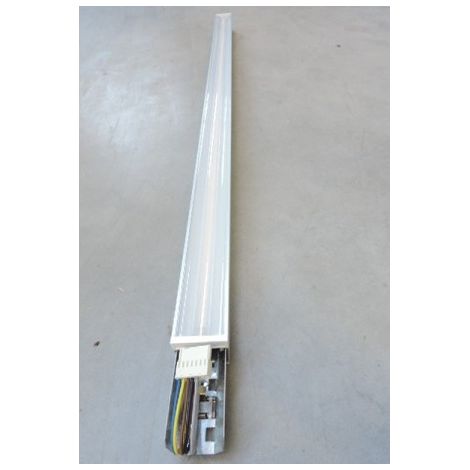 Plafonnier LED 65W pour ligne continue longueur 1500mm 4000K grande luminosité 230V 90° LINEAR FACTORY CCT-LI654001