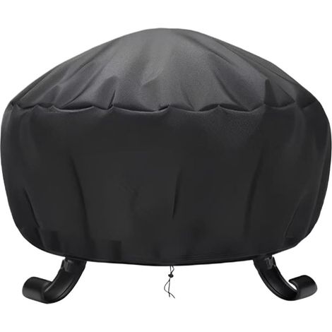 Housse Pour Foyer Propane Housse Barbecue Résistante Oxford Patio Housse Ronde Brasero Pour Camping, Maison, Garage, Jardin, Balcon, Terrasse, Pique-Nique, Extérieur, Cour, Patio, Porche (1/5)