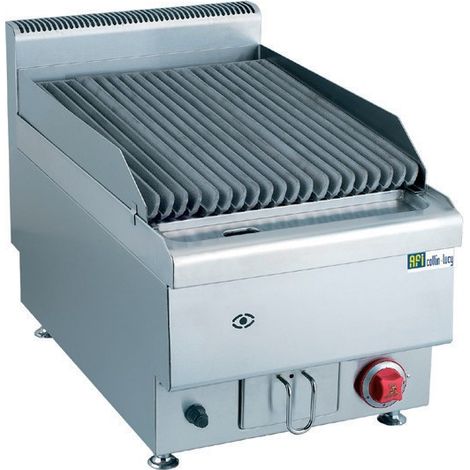 Grill Pierre de Lave au Gaz en Inox Gamme Top 650 - 7,2 kW - AFI Collin Lucy