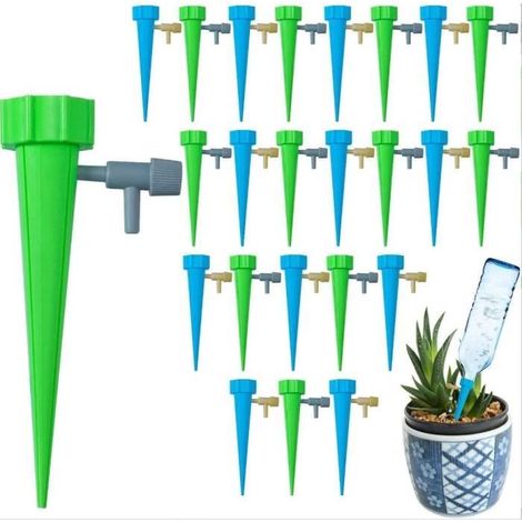 24-teiliges Tropfbewässerungsset, automatischer Pflanzensprenger mit Gartenregulierungsventilen
