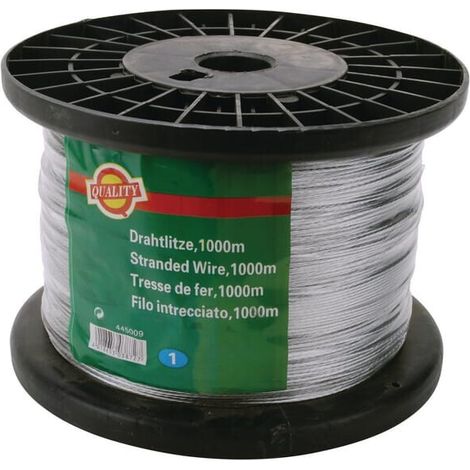 Corral Stranded wire galvanized, 1000 m