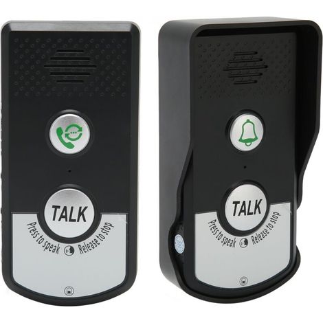 Interphone sans fil étanche IP54 – Portée 1000m – Batterie lithium 2000mAh – Installation sans câblage – Pour maison et hôtel (1/5)
