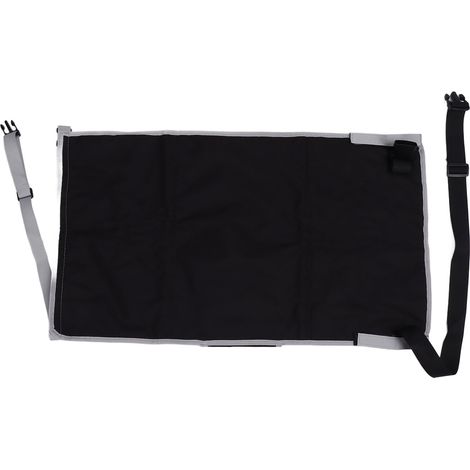 Housse de siège avion pour enfants - Lit de voyage portable, repose-pieds et hamac pour vols - Noir (1/5)