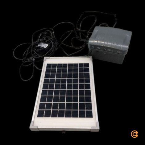 [GEBRAUCHT] B-Ware Esotec Napoli Led Solar Pumpenset Pumpe Beleuchtung Solarpumpe Set Lampe 750l/H (1/2)