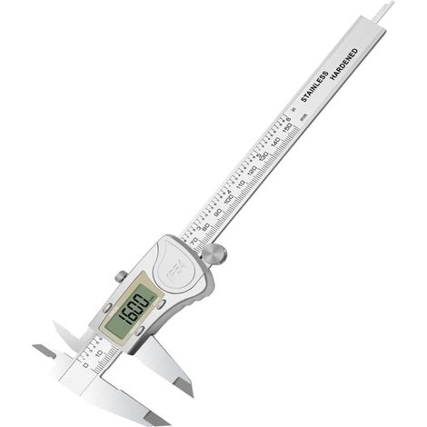 Pied à Coulisse numérique électronique de Haute précision, Outil de Mesure 150mm/6 Pouces, Pied à Coulisse numérique étanche IP 54 en Acier Inoxydable(100mm) (1/5)