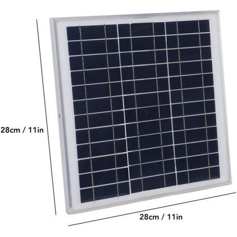 VURAHOME - Panneau Solaire 200W Cadre Aluminium Kit Chargeur Contrôleur pour Camping-car Caravane