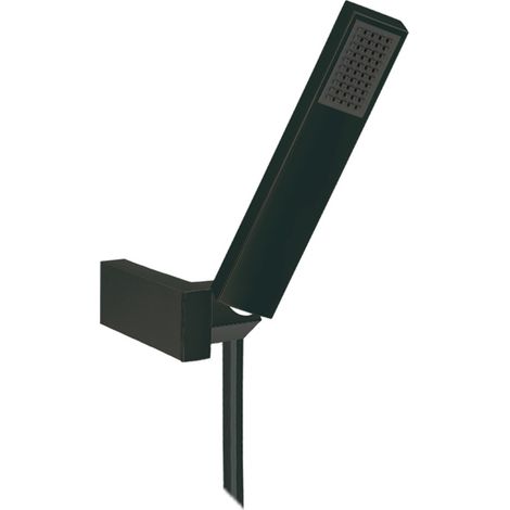 Ensemble douchette à main en ABS noir mat et flexible 1,55 m - 4749PRNM