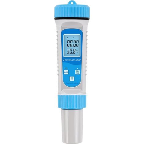 6-in-1 Bluetooth Digital Water Tester: TDS, EC, TDS, Salt, SG, Temperature, pH Meter, Aquarium Water Tester, Swimming Pool Accessories (1/5)