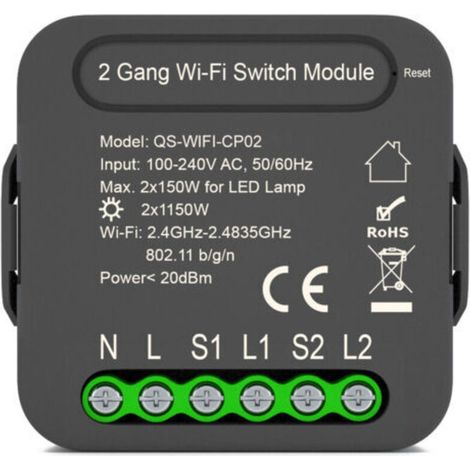 Módulo WiFi para cortinas, módulo de interruptor inteligente para cortinas, módulo de interruptor automático para cortinas con control remoto inalámbrico