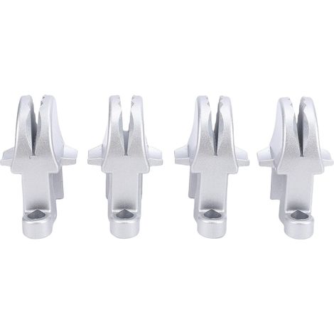 Lot de 4 clips de pare-chocs réglables pour bateau - Repositionnement rapide du rail carré - Ajusteurs de suspension pour yacht ponton (1/5)