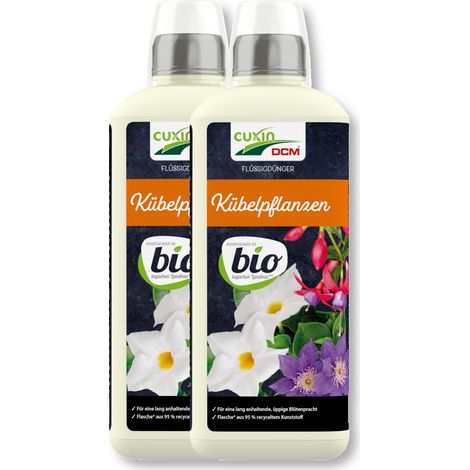Cuxin Flüssigdünger Kübelpflanzen Bio 1,6 l Pflanzendünger Balkondünger Blumen
