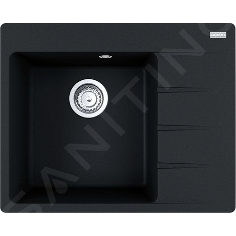 Franke Centro - Évier en Fragranite CNG 611-62 TL/2, 62x50 cm, onyx 114.0637.503 (1/3)