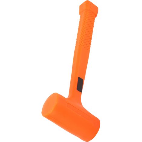 Marteau en caoutchouc non élastique, outil multifonctionnel pour la pose de parquets et de carrelages, petit marteau en cuir couleur champagne. (1/5)