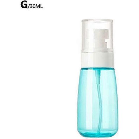Flacons vaporisateurs vides modernes en plastique transparent de 30 ml/60 ml pour parfum et alcool. Fiables et faciles à utiliser. Bleus, 30 ml.