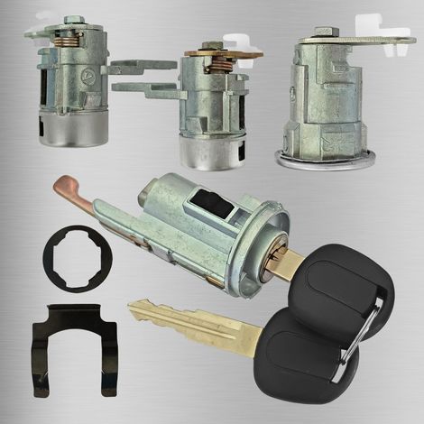 Suitable for Buick 03-07 old Excelle small door handles, all car locks, ignition locks, tailgate locks, small handles, and 2 keys. (1/4)