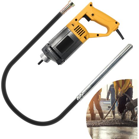 SWANEW Vibratore elettrico per calcestruzzo da 1000W con tubo flessibile da 1,5 m, vibratore per calcestruzzo ad alte prestazioni (1/5)
