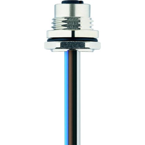 Escha 8071536 Flanschdose 0.5 m Polzahl Sensoren: 4 1 St. (1/2)