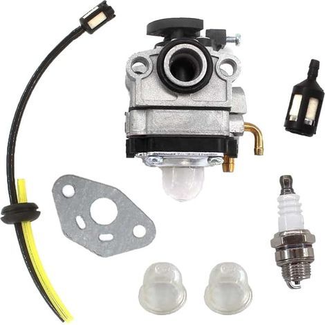 Carburateur avec kit de conduite de carburant pour débroussailleuse Walbro WYL-19-1 WYL-19 WYL-229 WYL-229-1 Troy-bilt RYOBI 650R 825R 875R Shindaiwa T230 T230X T230XR-EMC (1/5)
