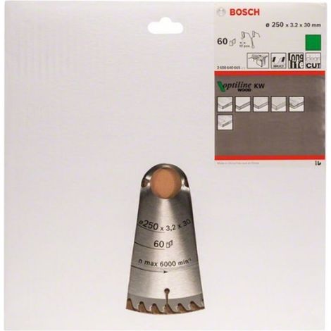 Bosch PRO  Wood Kreissägeblatt  250 x  3,2 x  30 mm  2608640665 (1/4)