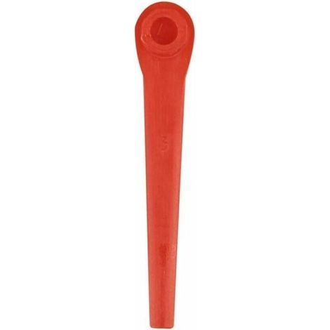 100-teiliges Set Kunststoffmesser für Gardena-Rasentrimmer, Ersatzmesser für Gardena-Rasentrimmer und Akku-Rasentrimmer (1/4)