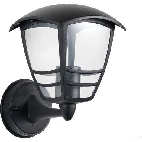 Applique murale extérieure industrielle lanterne noire 1 x E27 15 W IP54 TEVIO KG Kobi (1/5)