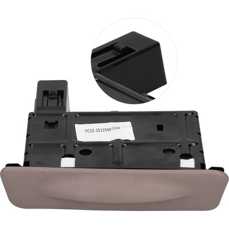 Beigefarbener Getränkehalter für das Armaturenbrett YC3Z-2513560-CAB, Ersatzteil für Ford F-250, F-350 und F-450 (1999-2004) (1/5)