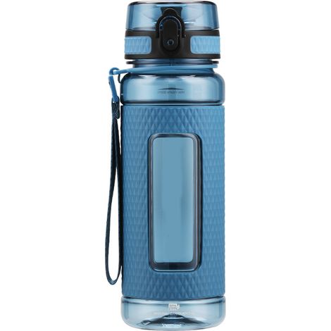 Gourde Sport Extérieure - Bouteille À Eau En Plastique Avec Paille En Silicone Alimentaire - Capacité 500 750 1000 Ou 1250 Ml - Pour Randonnée Camping Course À Pied Vélo (1/5)