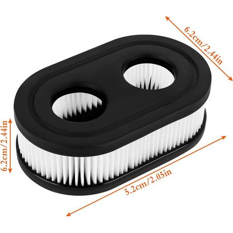 Filtre à Air Tondeuse à Gazon, 4 Pcs Filtres à air de Tondeuse à Jardin Convient pour Moteur de Tondeuse à Gazon, Filtre à Air pour Moteurs Peut Remplacer l'ancien Filtre Tondeuse de Briggs Stratton (1/2)