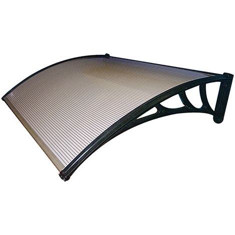Abri exte'rieur en polycarbonate transparent avec supports en plastique cm100x150