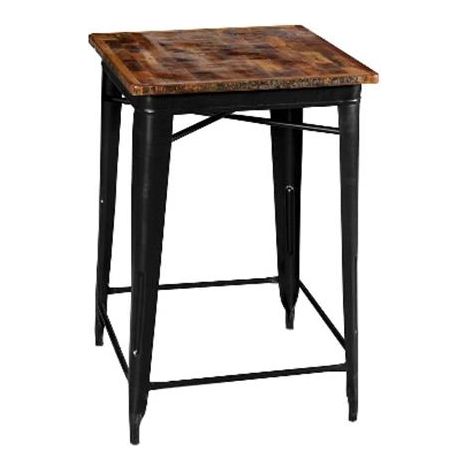 Mesa Metal Madera 66X66X102