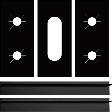 Funda protectora reutilizable para placa de cocina - Juego de 3