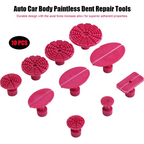 Onglets De Réparation Sans Peinture Pdr - Kit De 10 Pièces Pour Marteau Coulissant Et Lève - Outil Carrosserie Auto Et Électroménager (1/5)