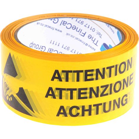 Bande de sécurité ESD RS PRO 50mm x 66m, Antistatique ( Prix pour 1 )