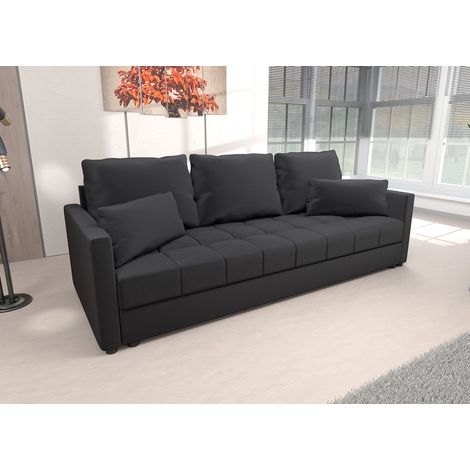 AX LIVING Schlafsofa Modern Dolceo – 226 cm breit, anthrazit farbene Couch