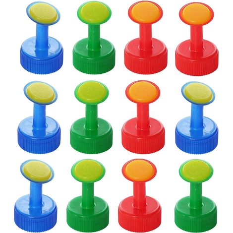 Lot de 12 bouchons d'arrosoir en plastique pour arrosoir en plastique pour arrosoir pour bouteille d'arrosage pour arrosoir en plastique pour semis de bonsaï (1/5)