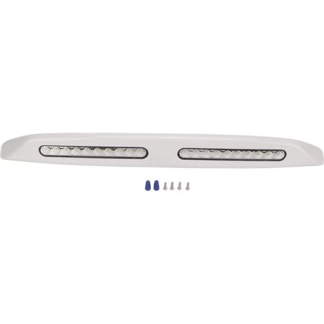 Barre lumineuse pour camping-car, 20 LED, éclairage extérieur étanche 12 V pour auvent et porche, yachts et caravanes (blanc). (1/5)